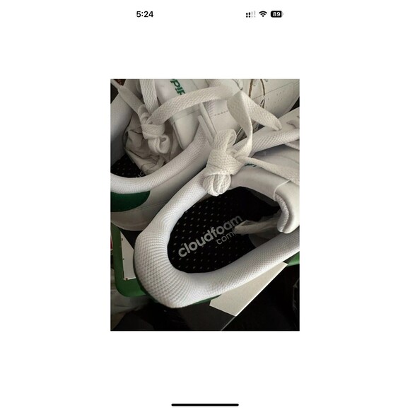 Adidas Shoes Men’s size 10 Advantage Lifestyle Casual Sport White Green GZ5300 - Picture 6 of 6